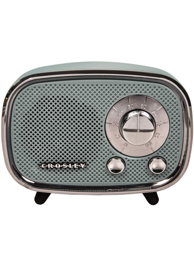 Crosley Cr3039Atn Rondo Retro Portable Rechargeable Bluetooth Speaker Tourmaline  - Image 5