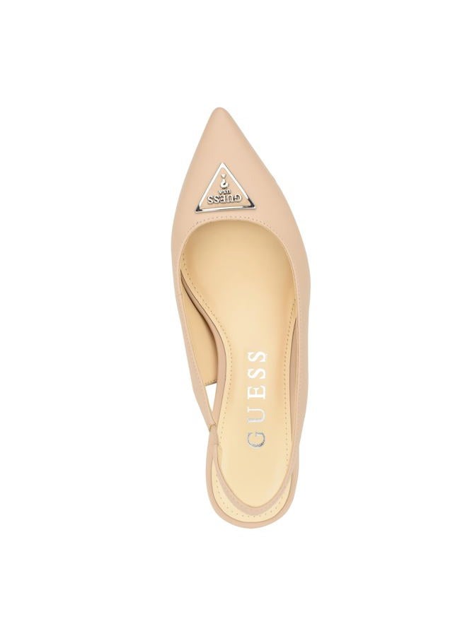 GUESS Women's ZANDA Pump, Taupe 240, 9 - Image 2