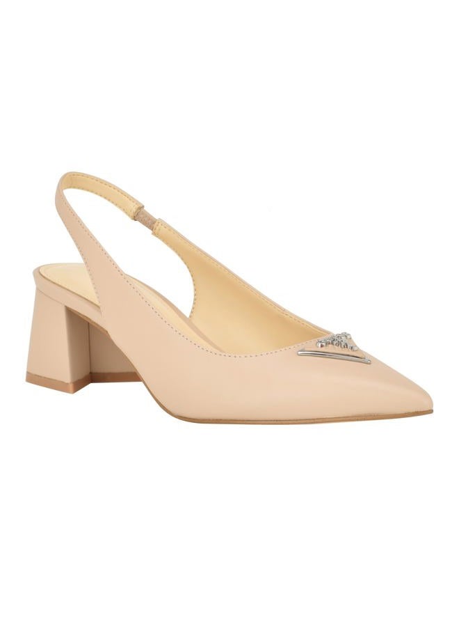 GUESS Women's ZANDA Pump, Taupe 240, 9 - Image 1