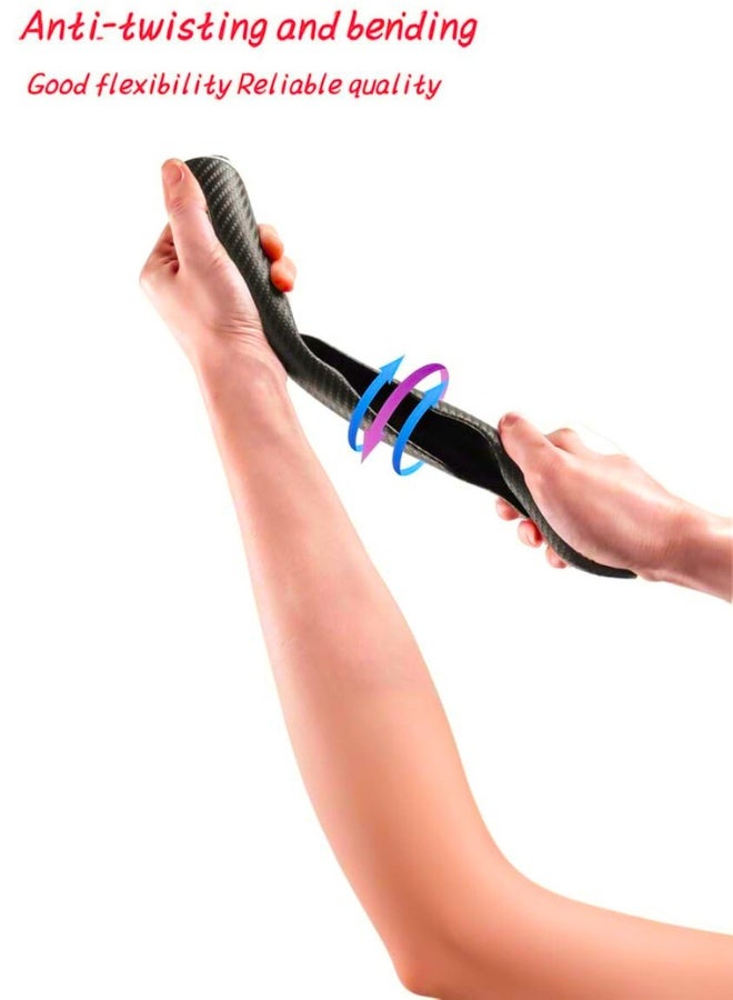 Chase Up Carbon Fiber Steering Wheel Cover - Non-Slip Universal Fit for Men and Women - Enhance Safety and Style - Black Car Wheel Protector Accessory - Image 3