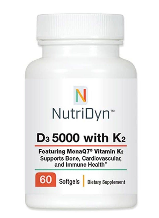 D3 5000 with K2 60 Softgels