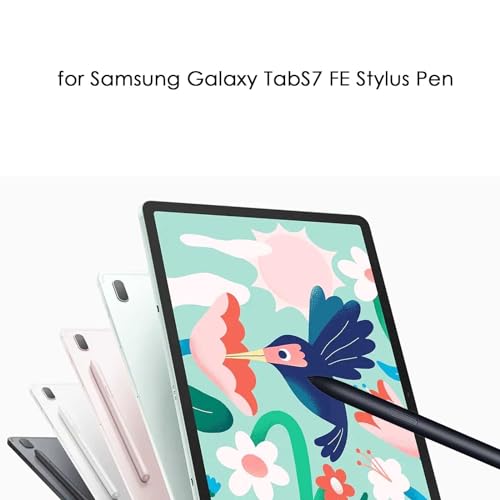 CaoXiong Tab S7 FE Pen for Samsung Galaxy Tab S7 FE S Pen Stylus Pen Replacement for Samsung Galaxy Tab S7 FE Stylus S Pen + Tips/Nibs(Black) - Image 3