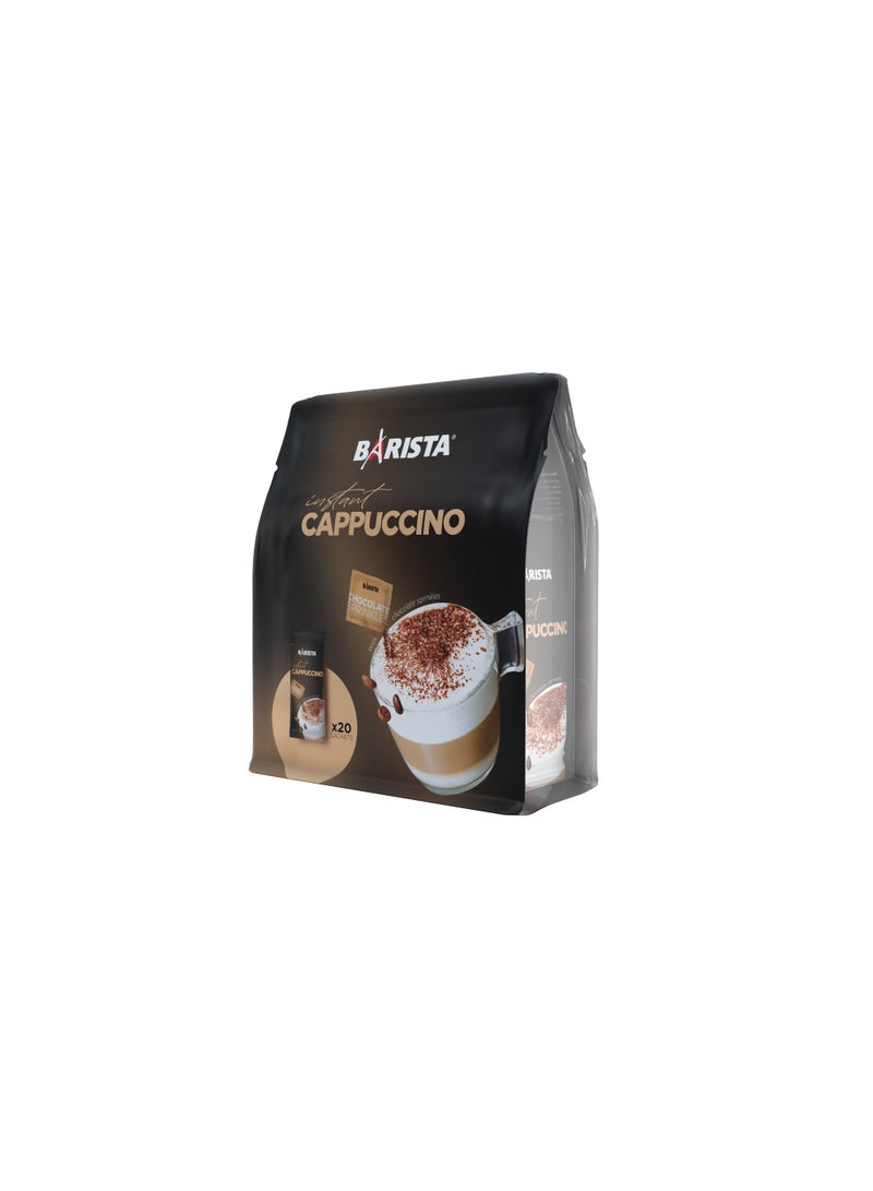 Instant Cappuccino Sachets with Chocolate Sprinkles