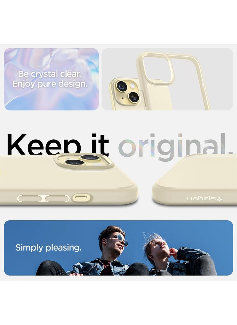 Spigen Ultra Hybrid for iPhone 15 Case Cover - Mute Beige  - Image 3