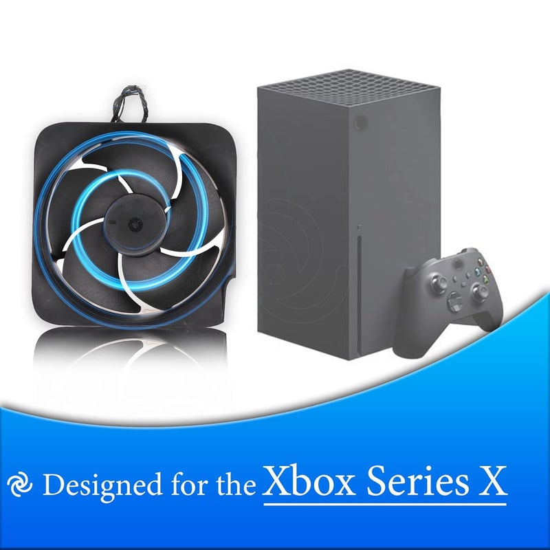 Bewinner Internal Cooling Fan Replacement for Xbox Series X, Portable Silent Heat Dissipation Fan Replacement for Xbox, Plug and Play - Image 2