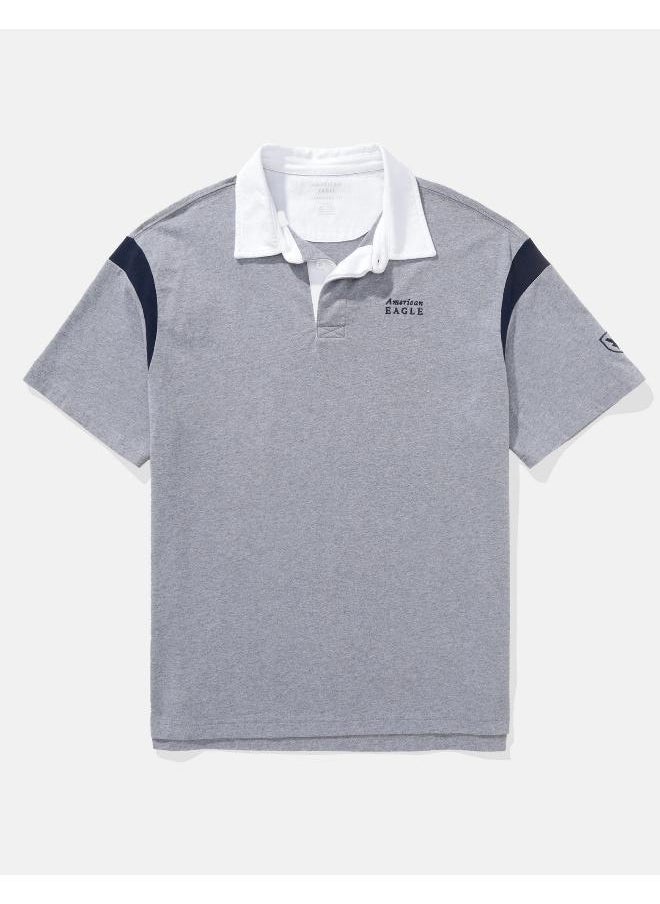 AE Contrast Sleeve Polo Shirt