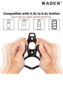WAOKN Bike Water Bottle Holder Ultra-Light Bicycle Bottle Cages with Screws Tool, Universal Bike Cup Holder Rack for Road MTB Bikes  - Image 2