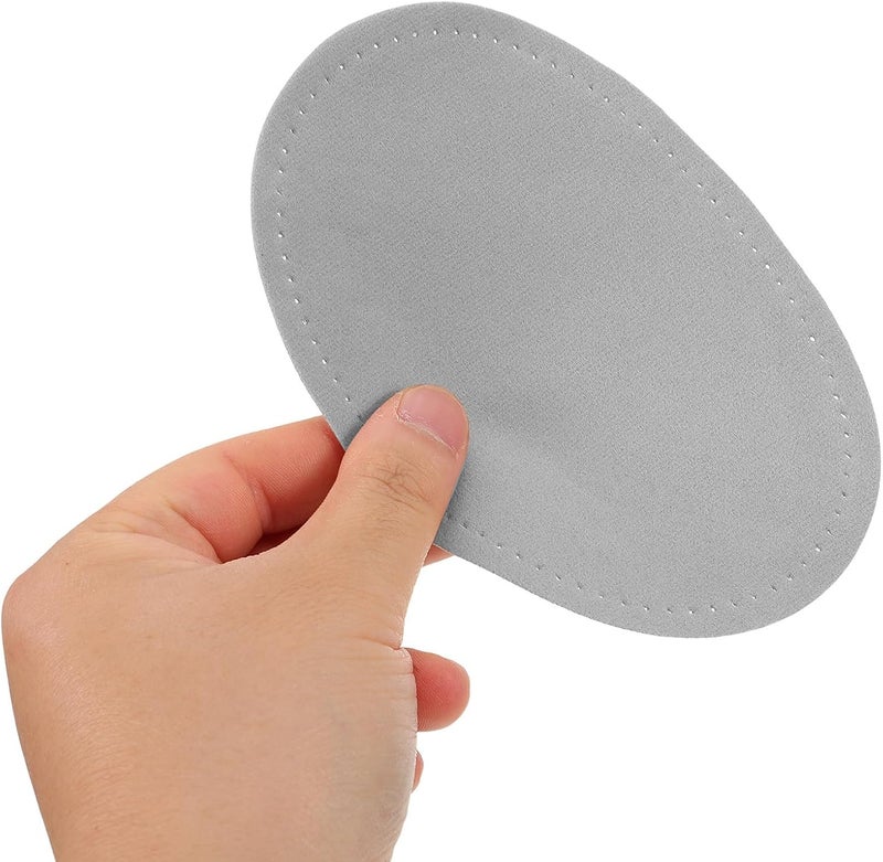 Repair Patch Elbow Patches for Sweaters 1 Pair Gray Pu Leather Garment Repair DIY Clothes Decoration - Image 4