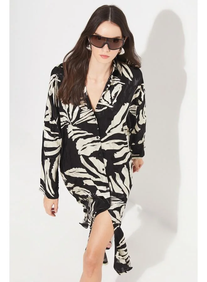 JUNE Printed Maxi Dress