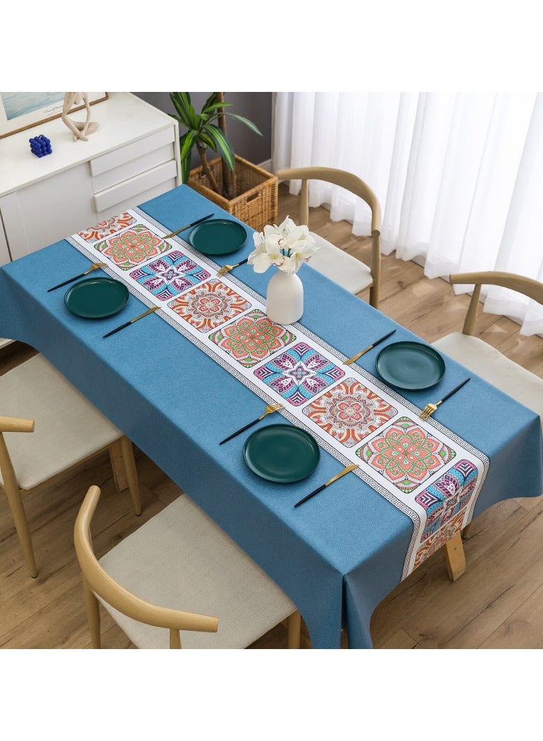 EBMINI New PVC Waterproof Dining Table Cloth 