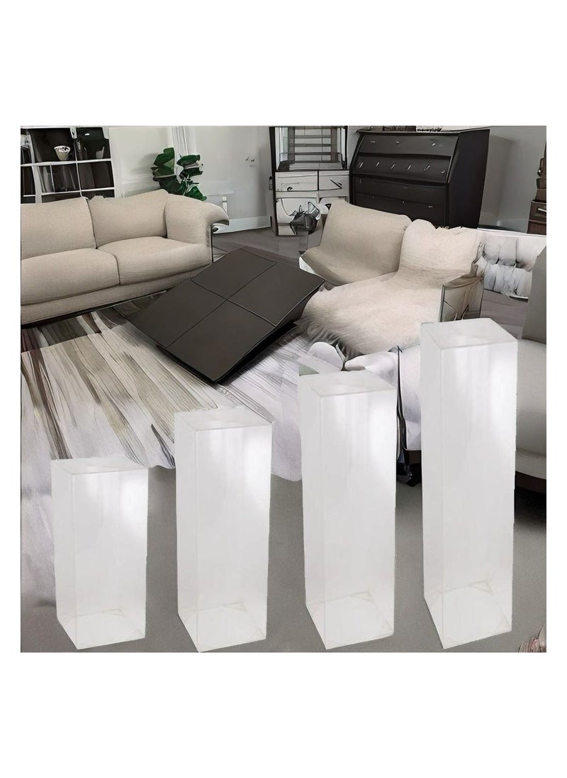 Lamsit Ibdaa Lamsit Ibdaa Acrylic Side Tables Set of 4  - Image 5