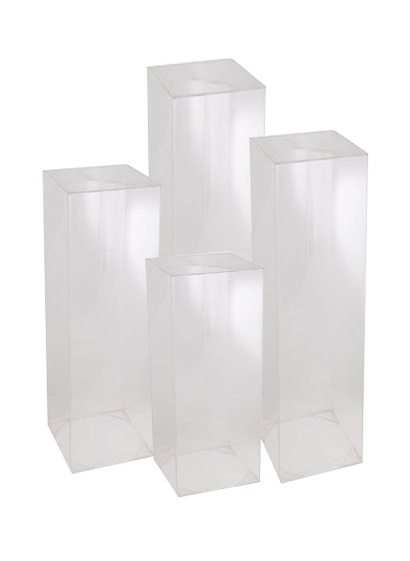Lamsit Ibdaa Lamsit Ibdaa Acrylic Side Tables Set of 4  - Image 1