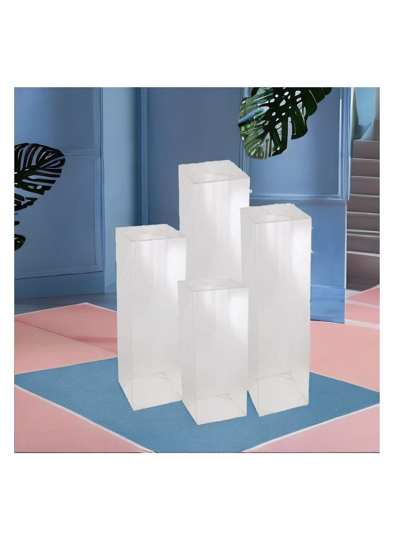 Lamsit Ibdaa Lamsit Ibdaa Acrylic Side Tables Set of 4  - Image 3