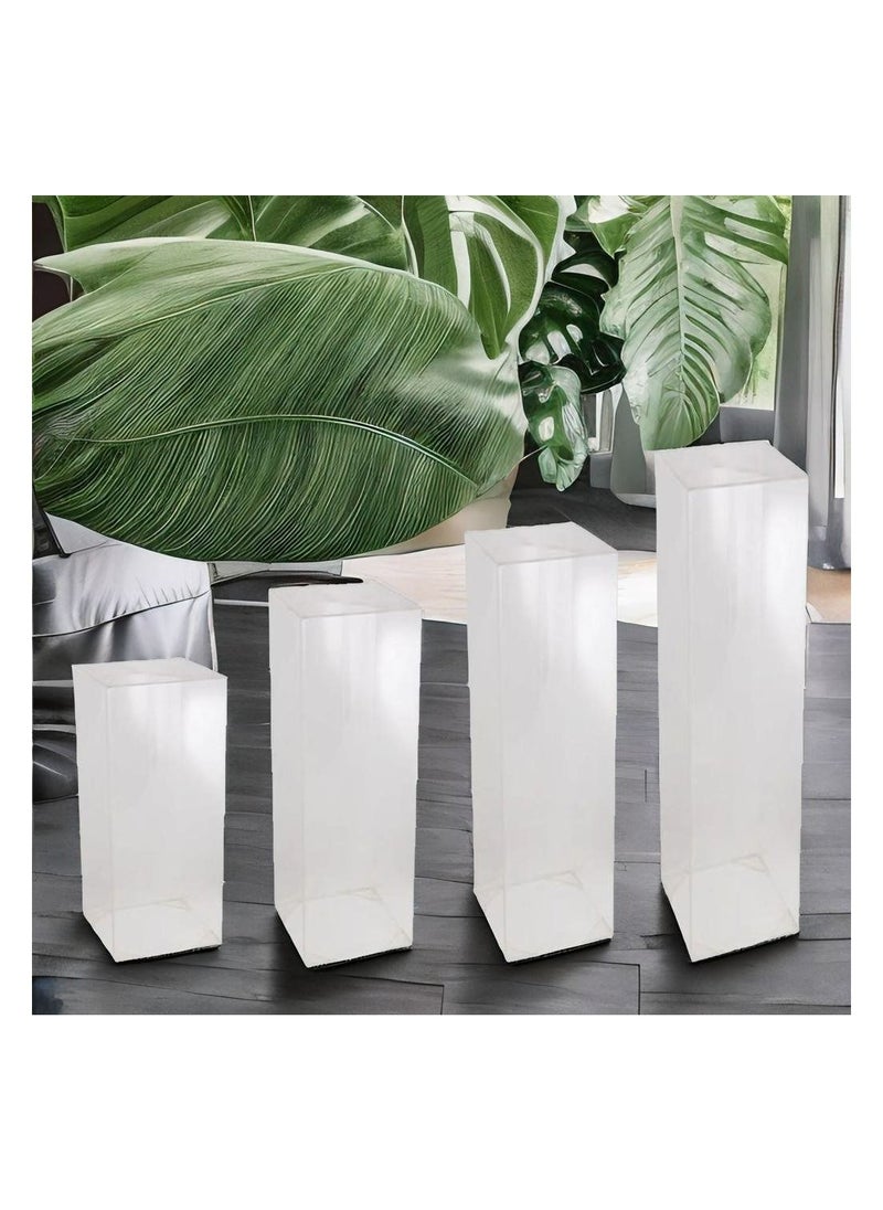 Lamsit Ibdaa Lamsit Ibdaa Acrylic Side Tables Set of 4  - Image 4
