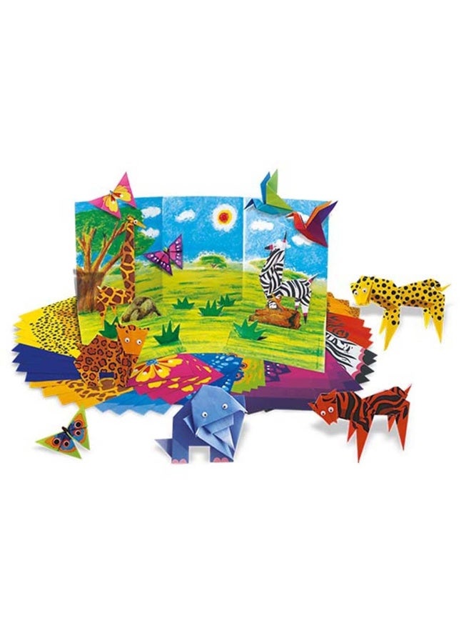 4m Little Crafts Kits Origami Zoo Animals - Image 1