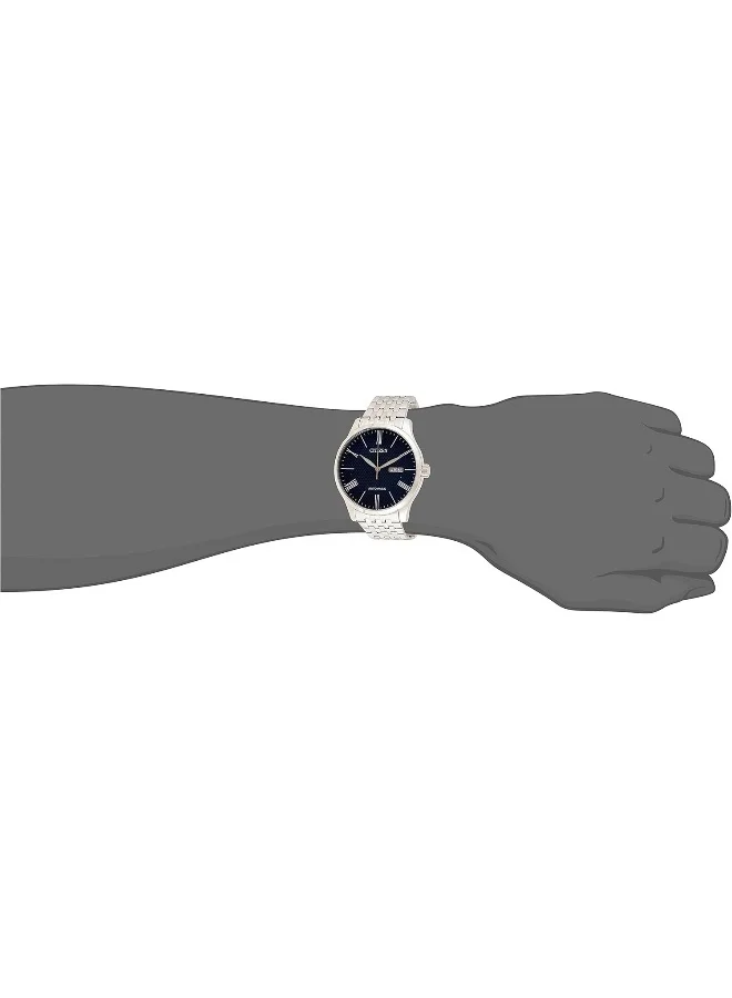 CITIZEN Men's Stainless Steel Strap MECHANICAL DAY & DATE Watch NH8350-59L - 40 mm