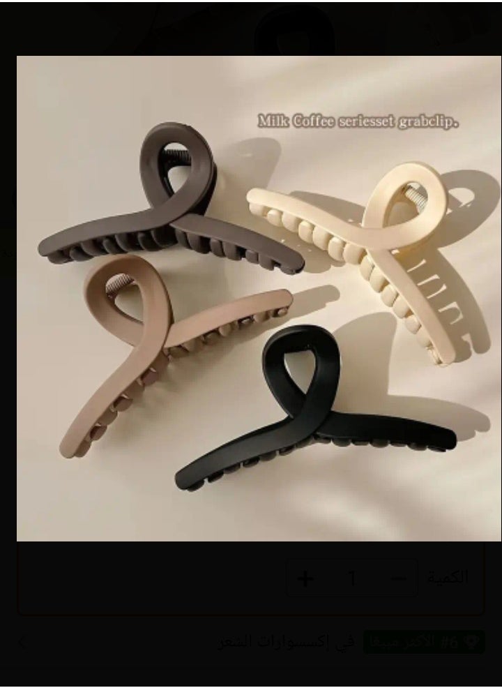 10LOVE - Elegant and simple hair clip set for women, secure grip, elegant design, versatile styles - Image 1