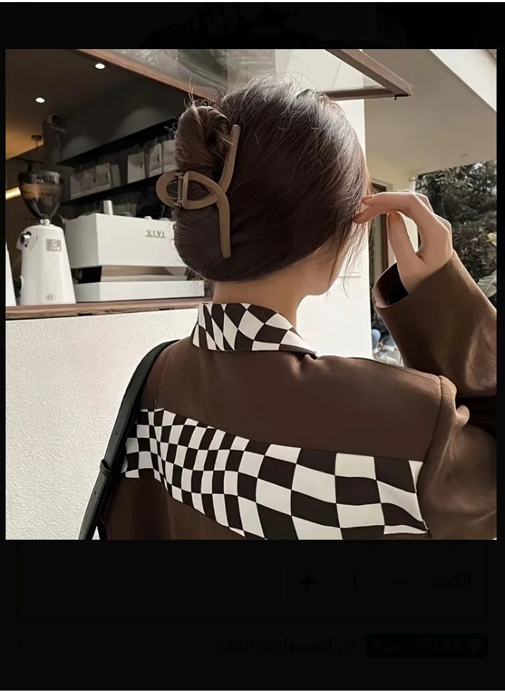 10LOVE - Elegant and simple hair clip set for women, secure grip, elegant design, versatile styles - Image 1