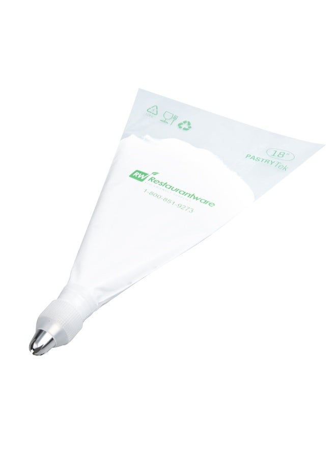 Restaurantware Pastry Tek Piping Tip, 1 Reusable Drop Flower Icing Tip - #1B, Dent-Resistant, Stainless Steel Pastry Tip, Dishwasher-Safe, Decorate Cupcakes, Cakes, or Cookies - Image 2