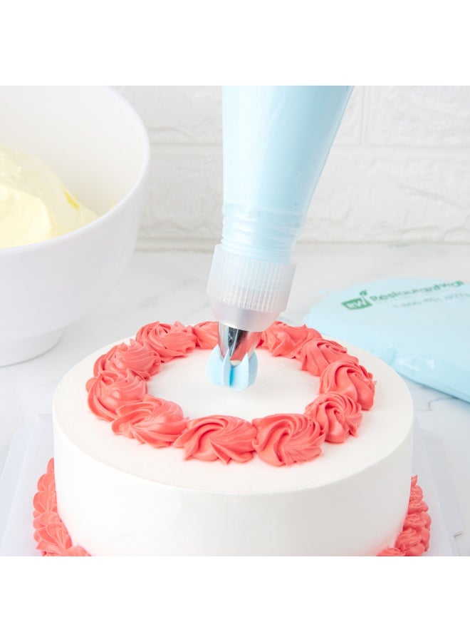 Restaurantware Pastry Tek Piping Tip, 1 Reusable Drop Flower Icing Tip - #1B, Dent-Resistant, Stainless Steel Pastry Tip, Dishwasher-Safe, Decorate Cupcakes, Cakes, or Cookies - Image 5