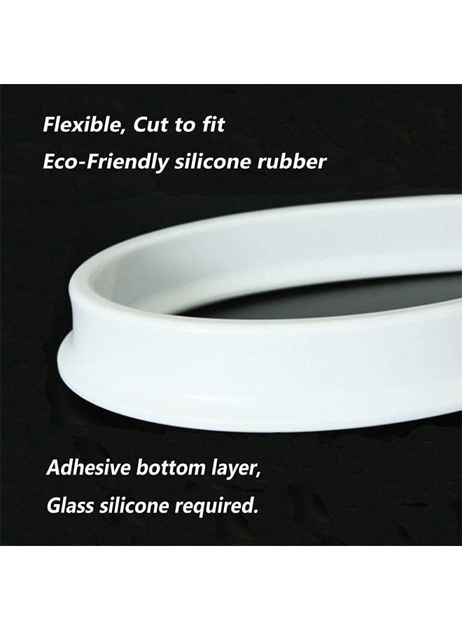 RATSAW 200CM Collapsible Shower Threshold Water Dam Shower Barrier and Retention System Wet and Dry Separation Shower Dam Seal Waterproof Strip for Bathroom Kitchen - Image 5