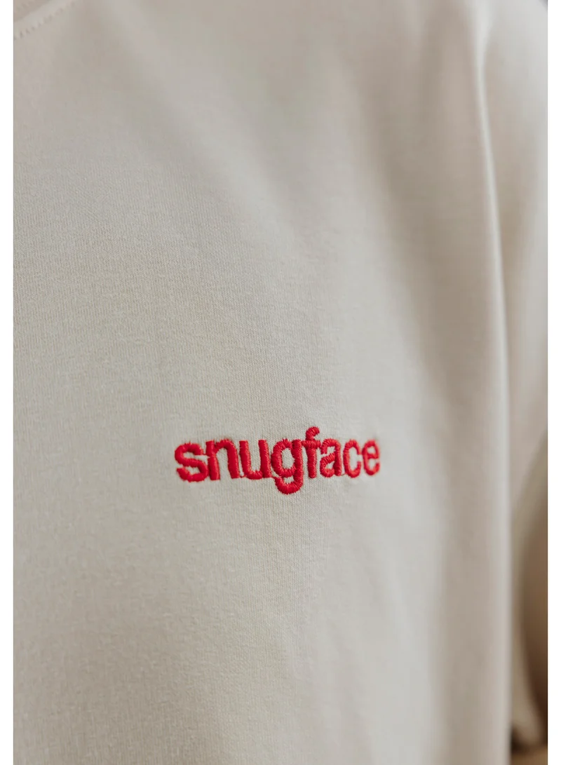 سناج فيس Snugface The Basic Oversized Tshirts, Beige, SF15-4BEI, Size-L