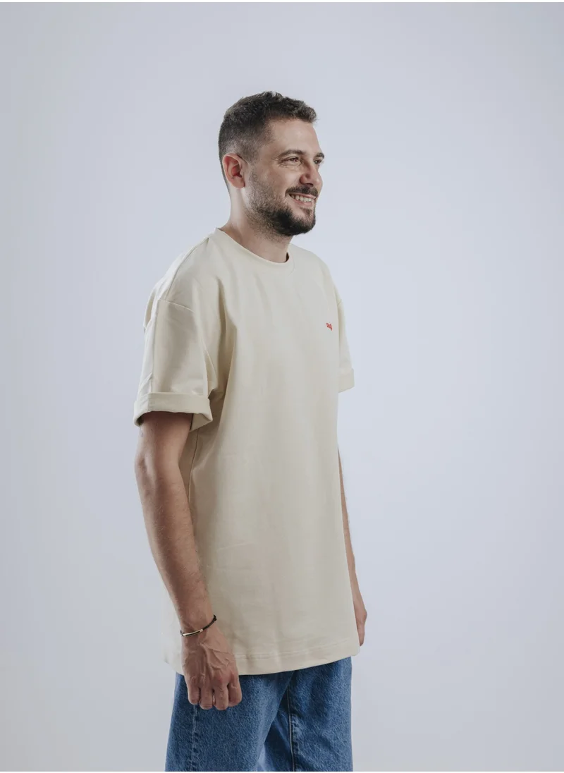 سناج فيس Snugface The Basic Oversized Tshirts, Beige, SF15-4BEI-L