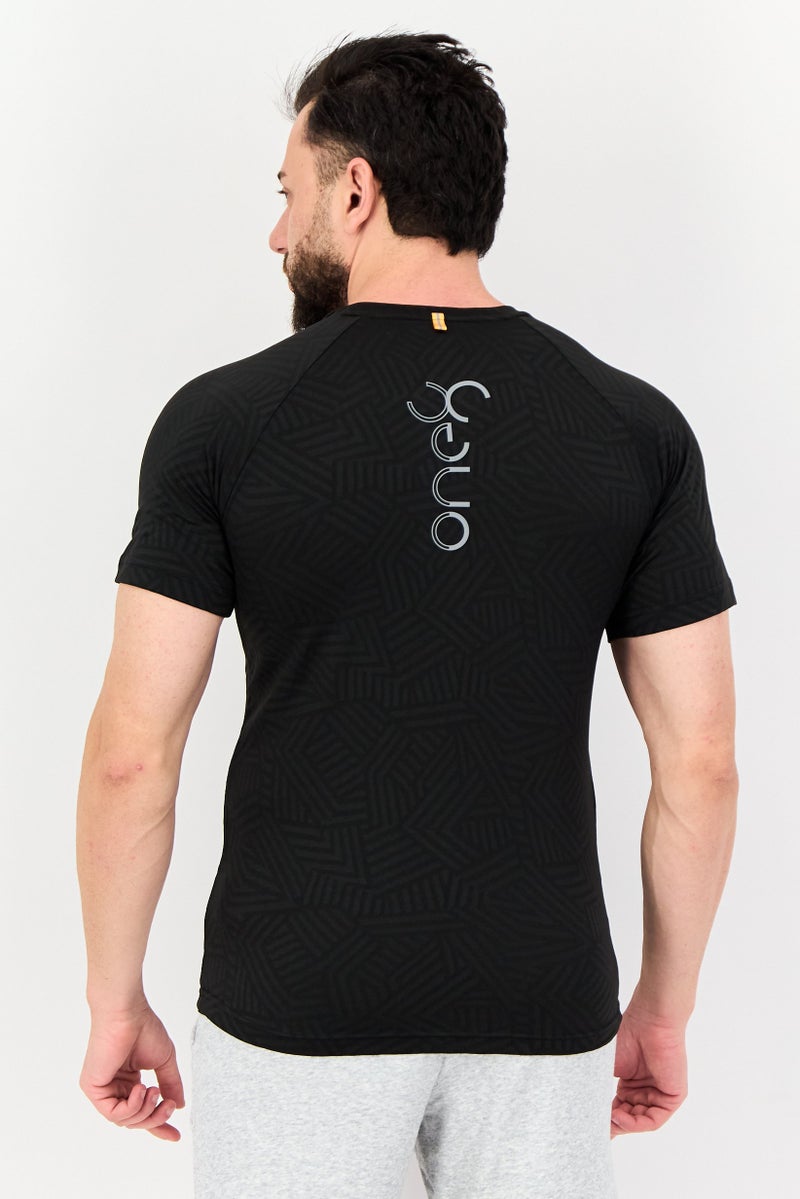 PUMA تي شيرت تدريب قصير الأكمام للرجال، رياضي، أسود - Image 3