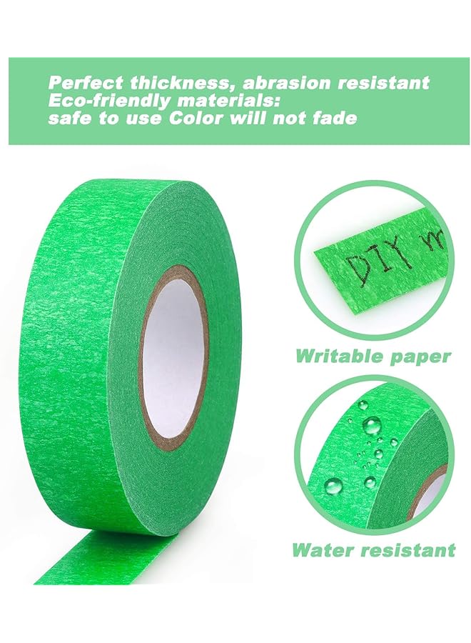 erorex 8 Rolls Colored Tape Rainbow Tape Writable Masking Tape Set With 8 Assorted Colors For Craft Diy Color Coded 15Mm Wide - Image 4