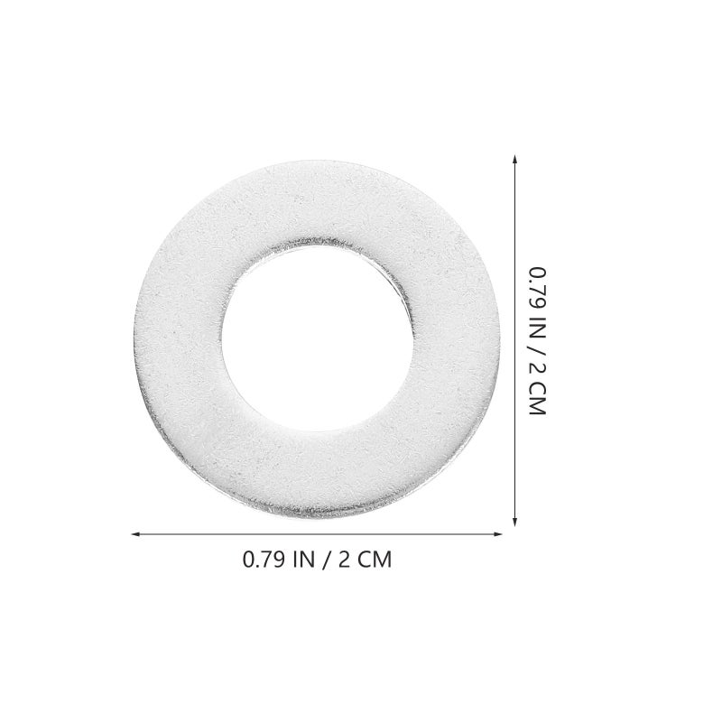 50Pcs 3 8 Inch 304 Stainless Steel Flat Washers Anti Loosening Gasket Set For Construction Repair - Image 3