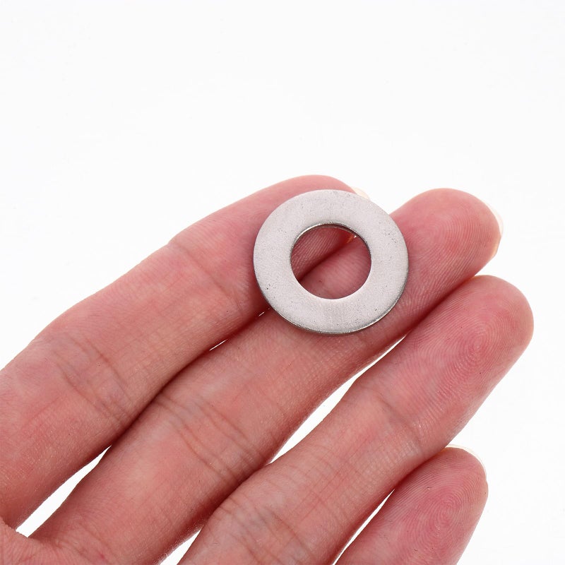 50Pcs 3 8 Inch 304 Stainless Steel Flat Washers Anti Loosening Gasket Set For Construction Repair - Image 5