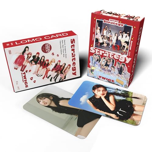 KPOPBTS بطاقات صور KPOPBTS TWICE 55 قطعة مجموعة بطاقات صور ألبوم استراتيجية بطاقات صور KPOP مجموعة بطاقات ليمو هدية للبضائع لمحبي Once - Image 5