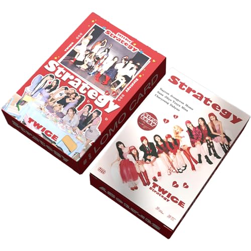 KPOPBTS بطاقات صور KPOPBTS TWICE 55 قطعة مجموعة بطاقات صور ألبوم استراتيجية بطاقات صور KPOP مجموعة بطاقات ليمو هدية للبضائع لمحبي Once - Image 1