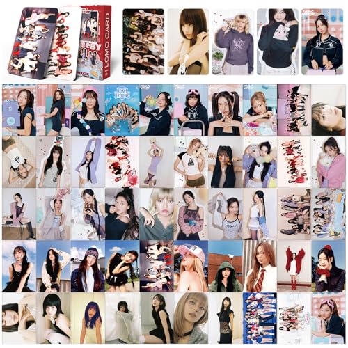 KPOPBTS بطاقات صور KPOPBTS TWICE 55 قطعة مجموعة بطاقات صور ألبوم استراتيجية بطاقات صور KPOP مجموعة بطاقات ليمو هدية للبضائع لمحبي Once - Image 2