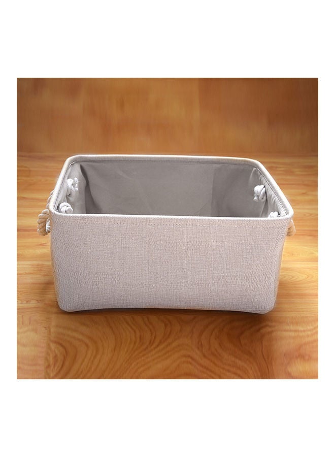 نيبمينينت سلة من القطن والكتان رمادي - Image 2