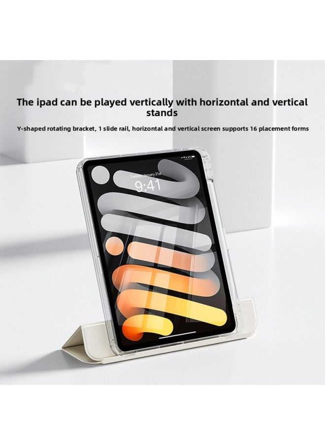 Air7 Protective Cover Mini7 Slide Rail 3Y Pen Slot IPad11 Shell Air6 Flat Pro11 Pull Air5-Color:Lilac [zongheng 2y Folding Pen Slot]-Applicable Models:2024【pro7 13】  - Image 5