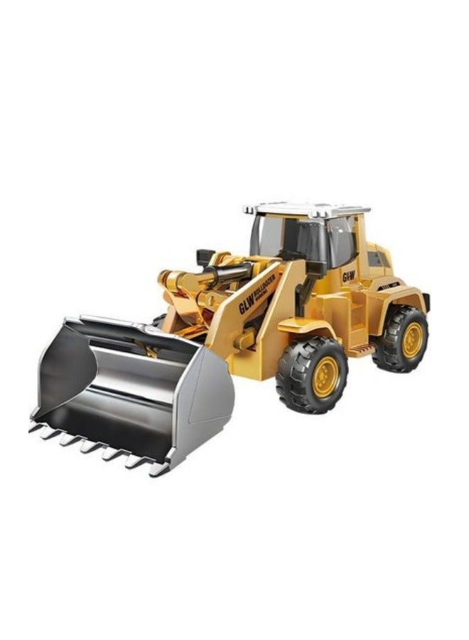 MIXDE Diecast Truck Models Bulldozer Vehicle Construction Vehicle Model Bulldozer Front Loader Toy Engineering Car Toy boy Gift - Image 1
