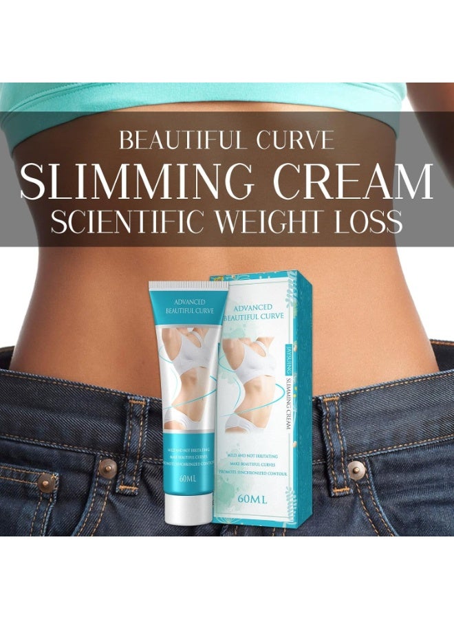 SYOSI Multi-Effect Body Massage Cream (2pcs), Slimming, Firming, and Shaping Body Lotion – Moisturizing Weight Loss Cream with Natural Oils for Cellulite and Skin Tightening – Suitable for Men and Women - Image 3