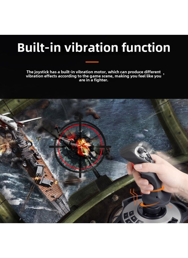 Laishida PRO PXN2113 Flight Simulator Flight Handle War Thunder Handle Support Computer PC-Product Color:PXN-2113  - Image 4