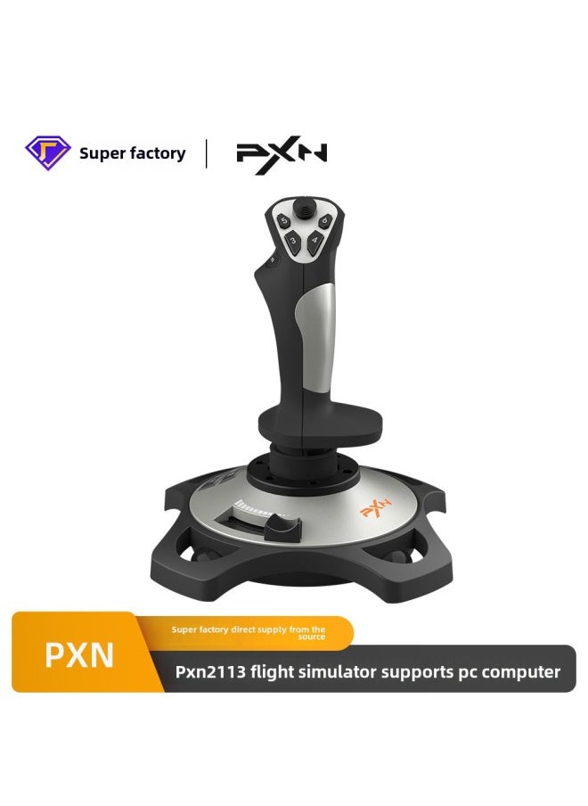 Laishida PRO PXN2113 Flight Simulator Flight Handle War Thunder Handle Support Computer PC-Product Color:PXN-2113  - Image 2