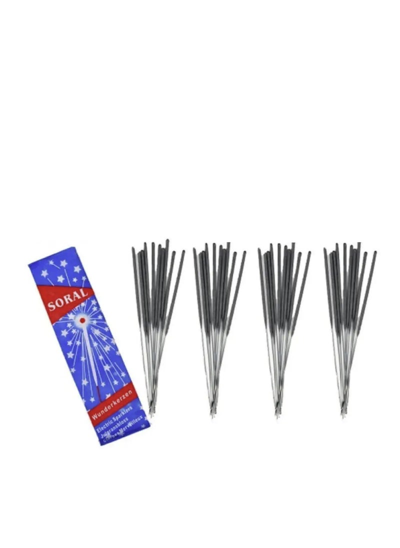 SORAL Stars Sparkling Candles Set Of 40  - Image 1