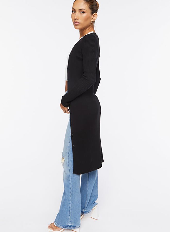 FOREVER 21 Long Ribbed Knit Cardigan - Image 3
