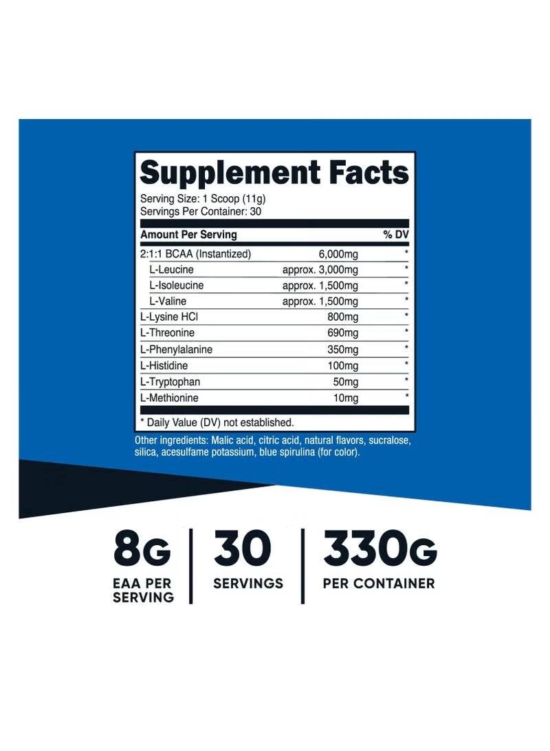 نوتريكوست، بيرفورمانس، الأحماض الأمينية الأساسية، توت العليق الأزرق، 11.8 أونصة (330 غرام) - Image 3