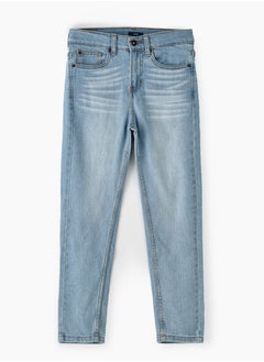 Jam Boys Basic Denim Jeans, Soft and Comfortable Cotton-Blend Denim Jeans for Boys, Perfect for Everyday Wear