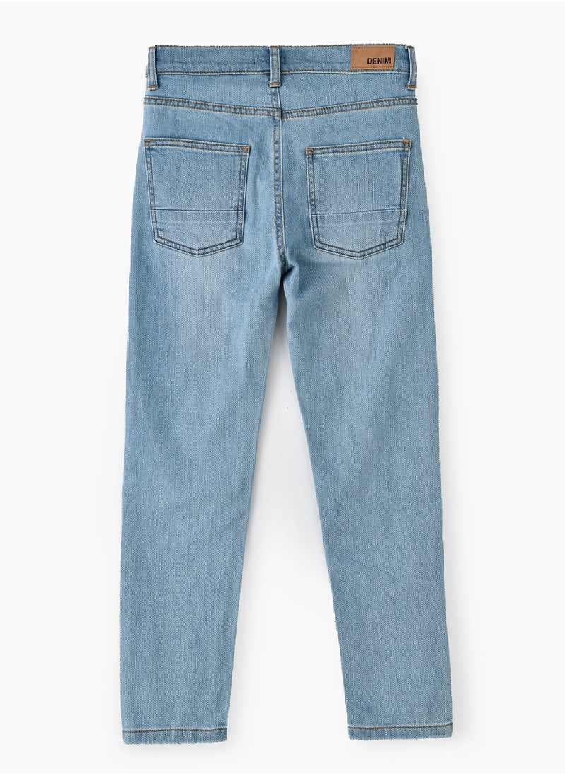 JAM - Jam Boys Basic Denim Jeans, Soft and Comfortable Cotton-Blend Denim Jeans for Boys, Perfect for Everyday Wear - Image 1