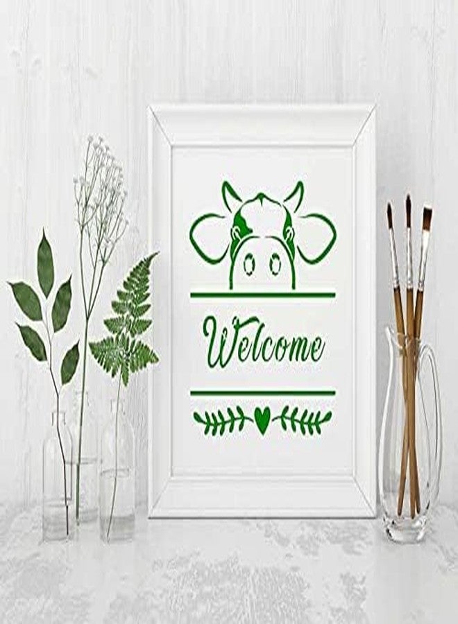 Devasya Crafts 10 Pieces Farm Reusable Stencils Farmhouse Stencils Farm Theme for Painting, Furniture, Wood Signs, Crafts, Wall,2 Sizes and 10 Patterns - Image 3