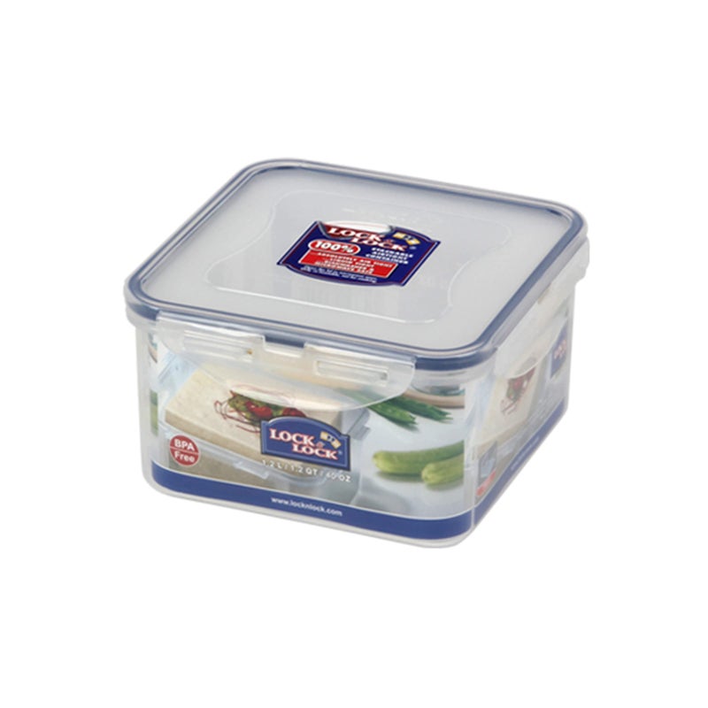 LocknLock LOCK  LOCK Square Plastic Food Container with Special Tray for Tofu 4058oz  507cup 