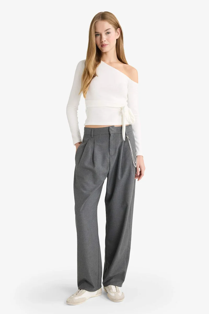 ديفاكتو Baggy Fit Double Pocket Trousers