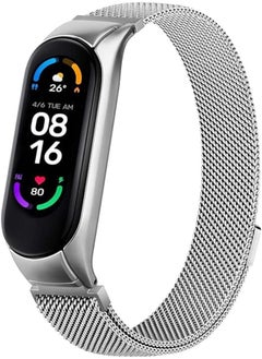 O Ozone Milanese Strap for Xiaomi Mi Band 6/ Mi Band 5, Breathable Replacement Straps Smart Band Watch Wristband Bracelet for Women Men