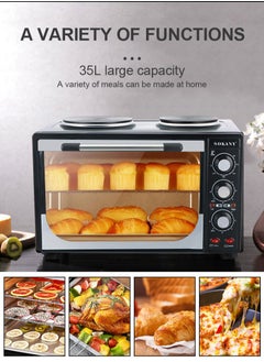 sokany Multifunctional Household Electric Toaster Oven 35L 3200W SK-535 Black  - Image 5